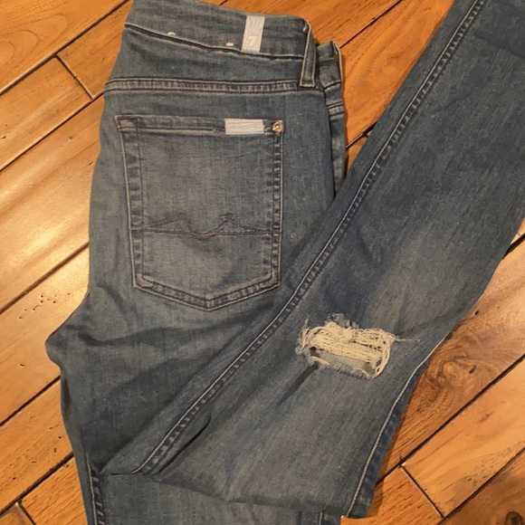 EUC 7for all mankind The Skinny Jeans - Picture 3 of 9